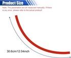 16PCS 17''-19'' Reflective Wheel Rim Stripe Decal Sticker, Universal Night Safet