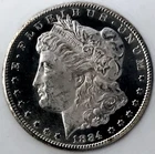 1884 CC MORGAN DOLLAR! GEM BU+++! PROOF LIKE! LIQUID MIRRORS! BEAUTY! NR #S1123