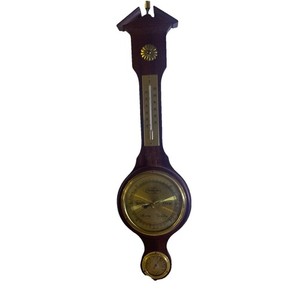 VTG Changeable Banjo Weather Station Thermometer Barometer Hygrometer W. Germany