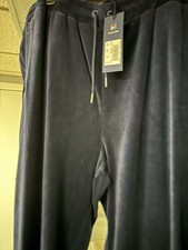 FILA Men's Navy Tracksuit Set Jacket Pants Drawstring Athleisure 2 Piece