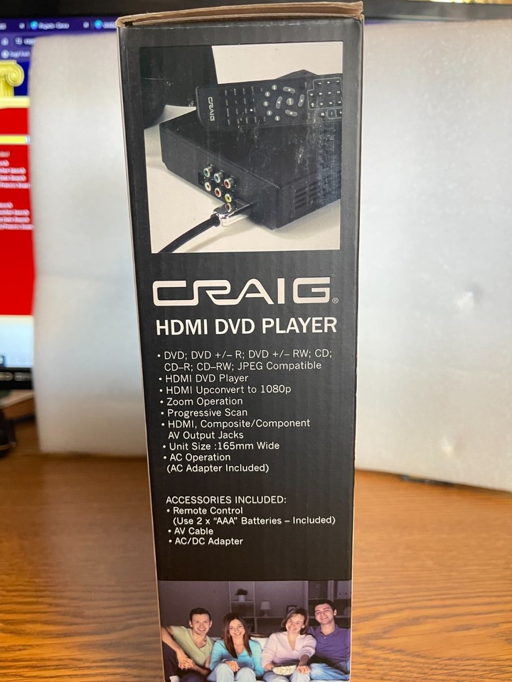 Craig CVD401a HDMI DVD Player Brand New In Box | eBay