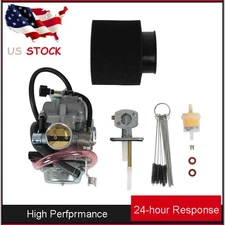 Carburetor W/ Fuel Petcock Switch Fits Kawasaki KLF300 Bayou 300 1986-1995 Carb