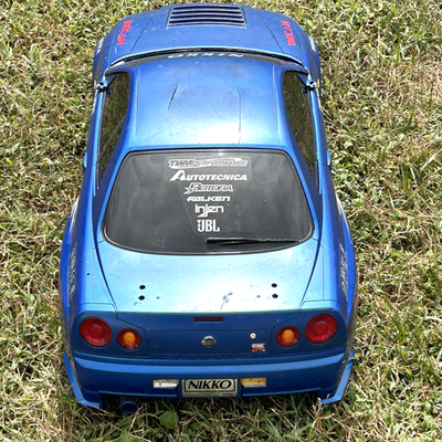 Rare 1:5 Scale Nikko Nissan Skyline GTR R34 Radio Controlled RC