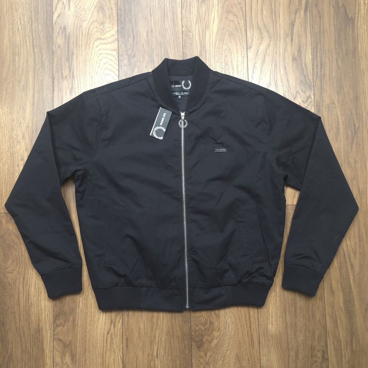 FRED PERRY ブラック　ラムレザーブルゾン　L 2026年最新】Fred Perry メンズ レザージャケット・ライダースの人気
