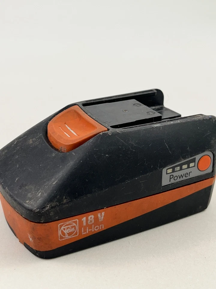 Batería inalámbrica de iones de litio Fein 18V 2,5 Ah - Para piezas, sin probar Foto 2 de 4