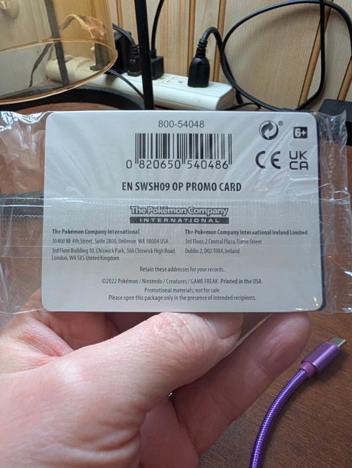 Pokemon Professor Program Stamped Gym Trainer  059/072  pack of 10 sealed! - Image 2 of 2