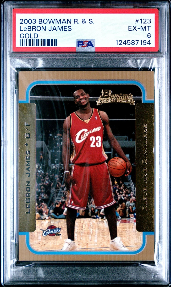 Bowman LeBron James Basketball Rookie Sports Trading Cards for