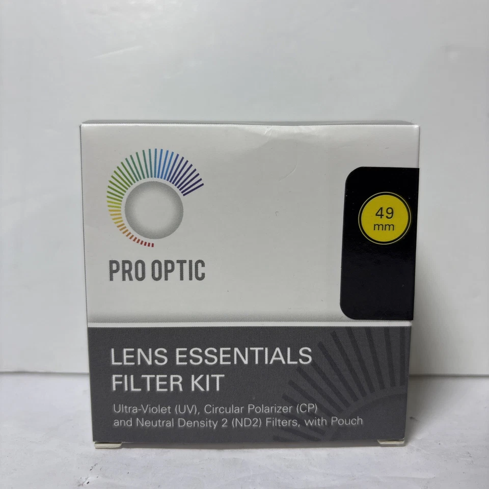 ProOptic 49mm Digital Essentials Filter Kit, with Ultra Violet (UV), Circular Po - Image 2 of 4