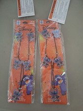 Lot 2  STICH  Claire  s  Disney Light Up Flashing Necklace Rare Free Shipping