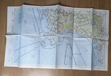 vintage 1970 Boston MA Sectional Aeronautical chart- #g
