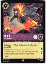 Lorcana Te K Lava Monster Storyborn Villain Deity Archazia's Island 58/204