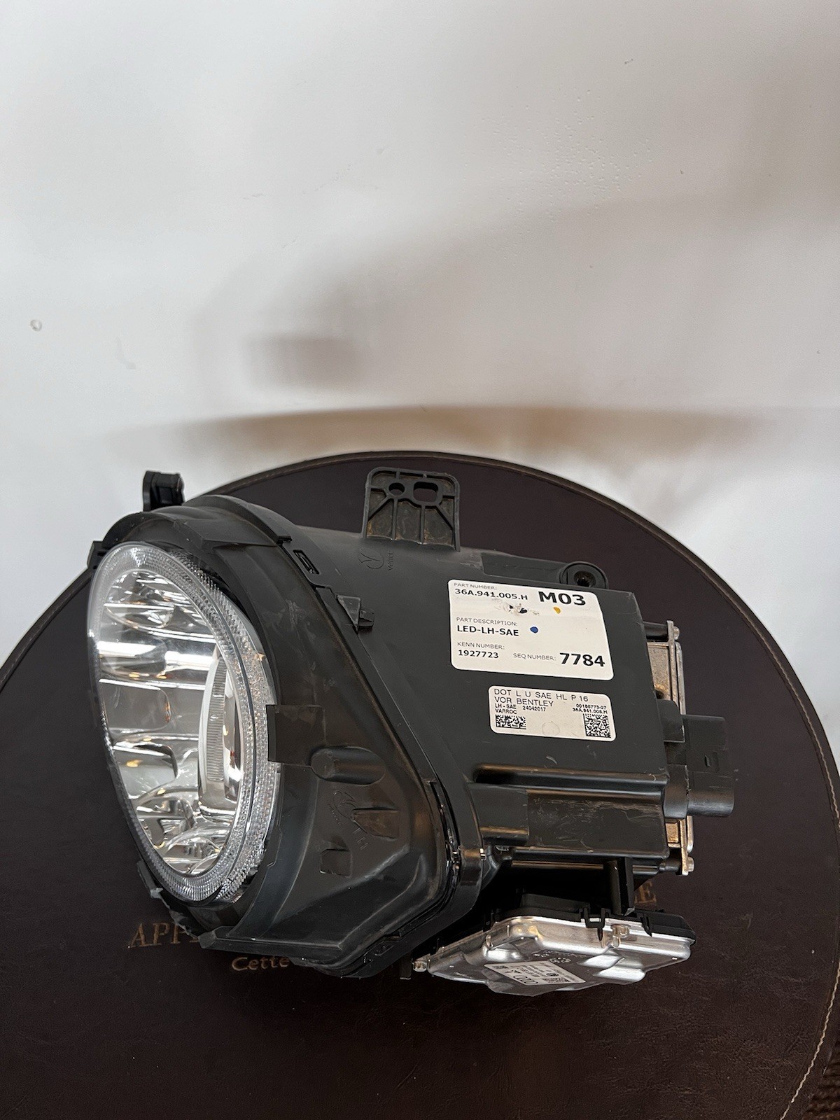 Bentley Bentayga Driver Side Headlight