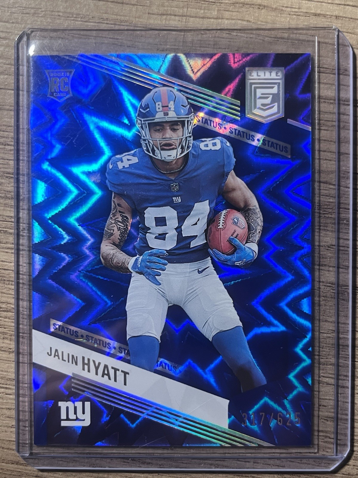 2023 Panini Donruss Elite Football Jalin Hyatt Status Explosion /625 Rookie RC