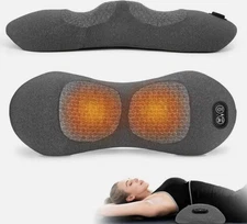 3 In 1 Electric Lumbar Support Pillow Smooth Spine Triple Fusion Back Massager