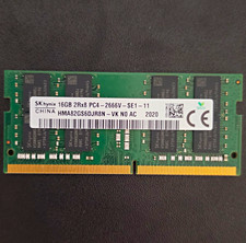 SK hynix 16GB DDR4 SO-DIMM PC4-2666V 260-Pin Non-ECC RAM HMA82GS6DJR8N-VK