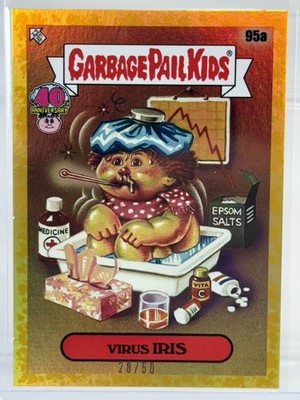 2025 Worst of Garbage Pail Kids 40th Anniversary 95a VIRUS IRIS