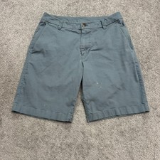Lululemon Commission Chino Shorts Men 30 Blue Gray Falt Front Performance Golf