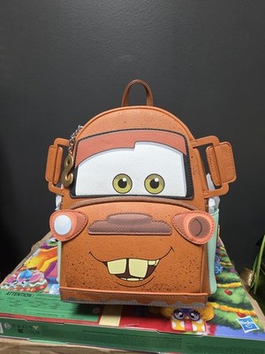 NEW Tow Mater Loungefly Mini Backpack EXCLUSIVE RESTOCK: Loungefly Cars Tow Mater Cosplay  main image 4