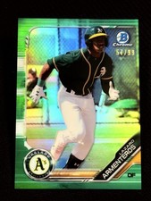 2019 Bowman Chrome GREEN REFRACTOR Lazarito Armenteros 57/99