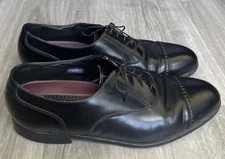 Florsheim Oxford Men's Casual Shoes Size 10 Black Lexington Cap Toe 20382