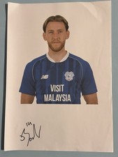 Josh Bowler / Cardiff City Fc Signed Picture