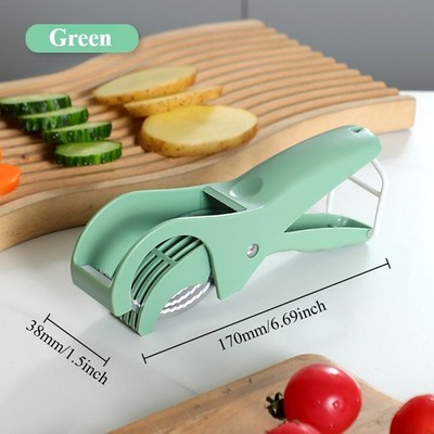 1PC Banana Slicer Salad Cutter Vegetable Cutter Stainless Steel Fruit Slicer