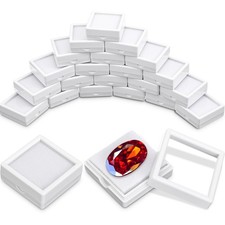 30 Pcs Gemstone Display Box Jewelry Box Container with Clear Top Lids Bulk 1....