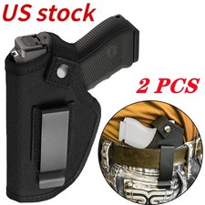 2x Gun Holster Tactical Concealed Carry Left/right Hand Pistol IWB OWB Universal