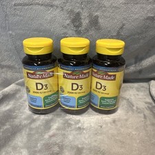 Nature Made Vitamin D3, 90 Softgels, Vitamin D 2000 IU 50 mcg X 3 Packs