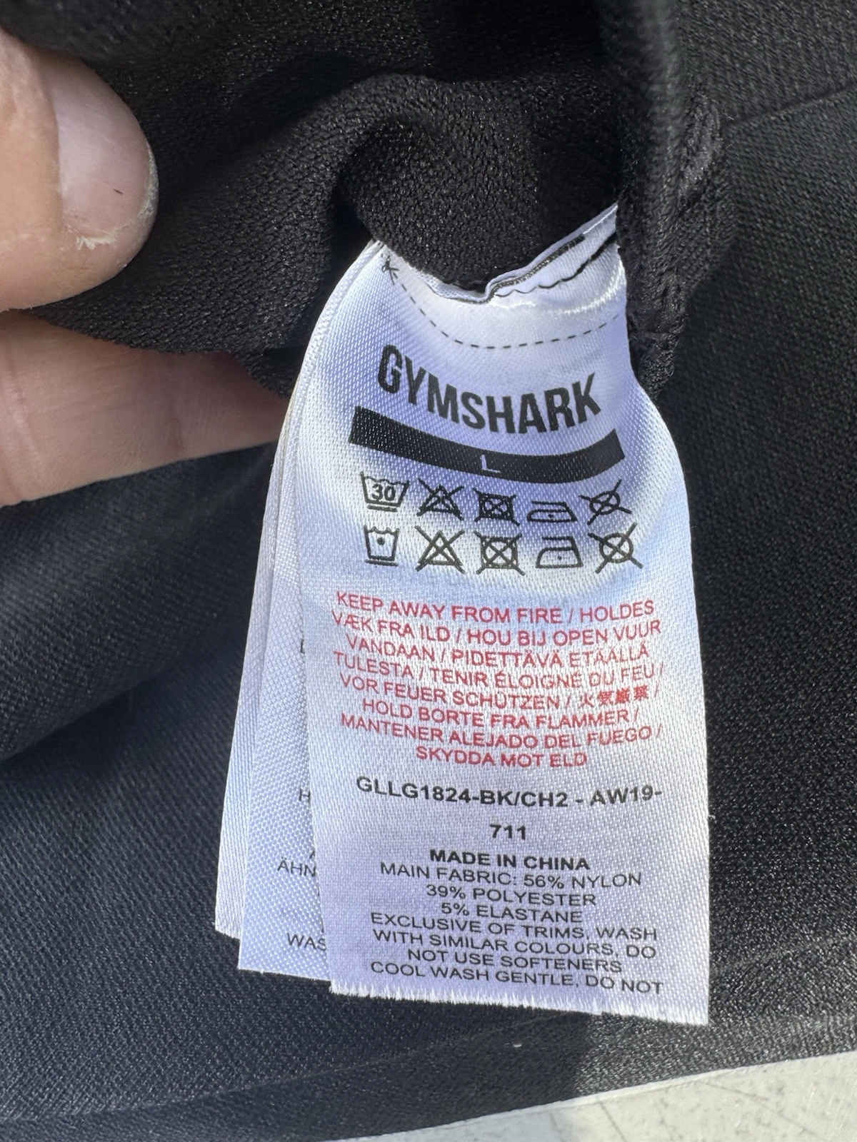 gymshark flex high waisted charcoal gym leggings