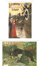 MUMBLES PUBLISHED ADVERT ISING  2 POSTCARDS  LIFEBOUY SOAP CARD NO MRP/169. 245