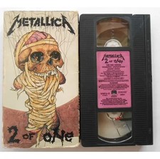 Metallica - 2 Of One Cassette VHS Video Edicion Usa 1989 VG+/VG+