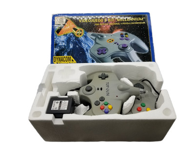 Vintage Dynacom 8-Bit Millennium Console Top Gun System Boxed w/ Manual Rare