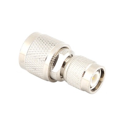 2x 50ohm N Male To TNC Male Connector Straight Adapter For Antennas Broadcas SET
