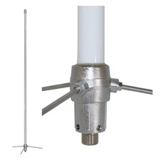 TRAM® 200-Watt Pretuned 400 MHz to 495 MHz UHF Fiberglass Base Antenna with...