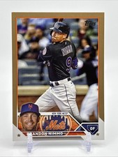 2023 Topps Series 2 - Brandon Nimmo #614 Gold /2023 SP NY Mets
