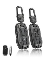 Key Fob Cover for Kia 5 Buttons Key Case,Heavy Key Shell Model-A-Black