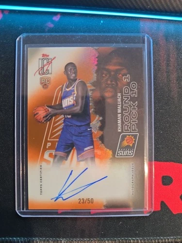 2025 Topps Signature Khaman Maluach Orange (RAW)