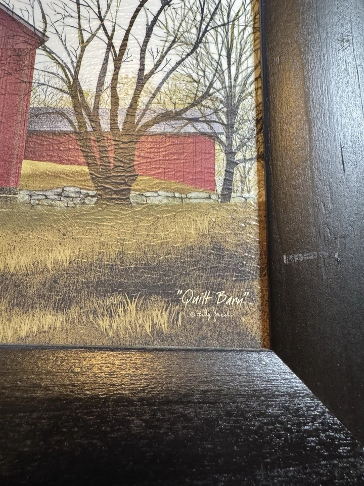 Billy Jacobs Quilt Barn Farmhouse Primative Rustic-Framed 9.5" x 13.5" - Image 4 of 4