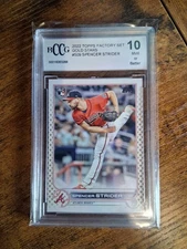 2022 Topps Series 2 Spencer Strider Gold Star Rookie Card RC #509 PSA 10 Braves