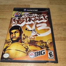 NBA Street V3 Nintendo GameCube 2005 Tested & Working w/Disc &Case No Manual
