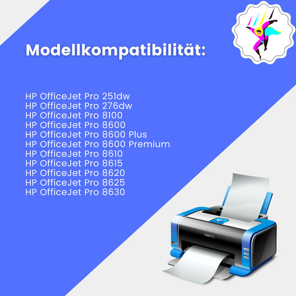 Original Hp 951XL Cyan Tintenpatrone - CN046AE - Officejet Pro 8100 8600 Mwst-image