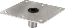 Boat Seat Base Mount Boat Seat Pedestal Base Mount Plate for 3/4" Pin Post Socke