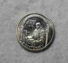 PORTUGAL  500 ESCUDOS 1995 BU SILVER COMMEMEMORATIVE ST ANTHONY ( stock# 101)