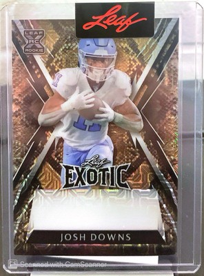 2024 Leaf Exotic Pre-Production Proof Josh Downs 1/1 COLTS WR