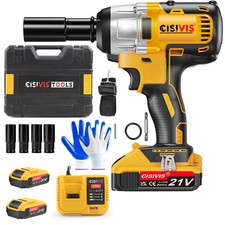 Neu Akku Schlagschrauber Akkuschrauber 1000Nm 21V Schrauber Mit 2 Batterie