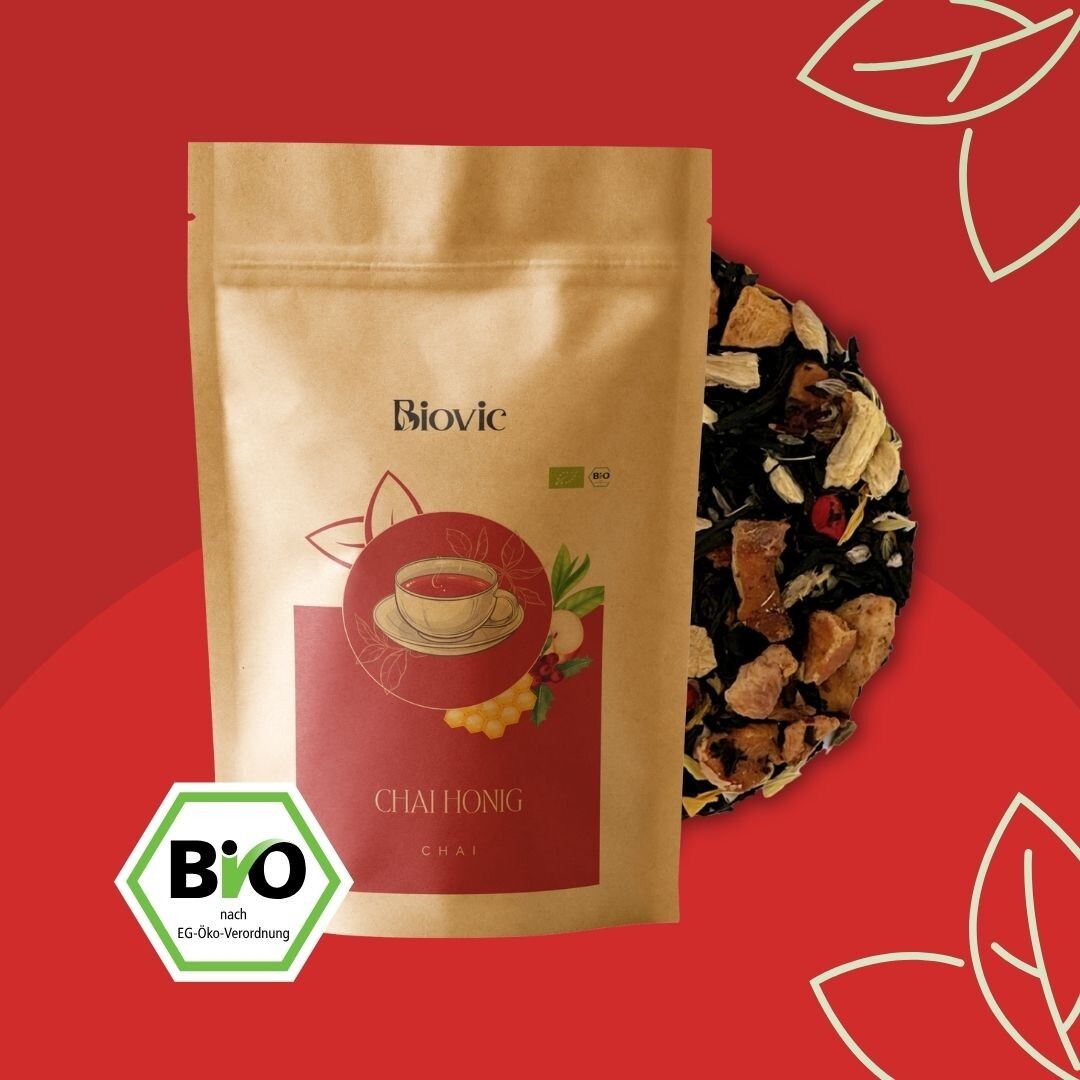 Chai Honig BIO Tee – Assam & Honigaroma, Koffeinhaltig