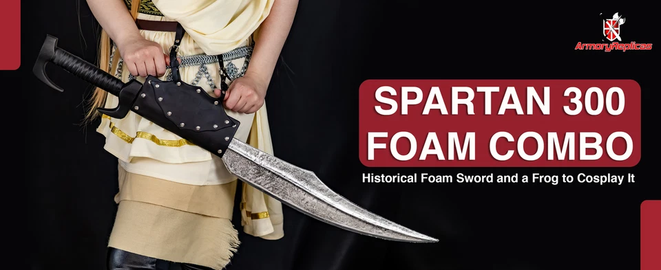 Espada, casco, lanza y escudo espartanos medieval 300 de acero al carbono forjado a mano. Foto 2 de 4