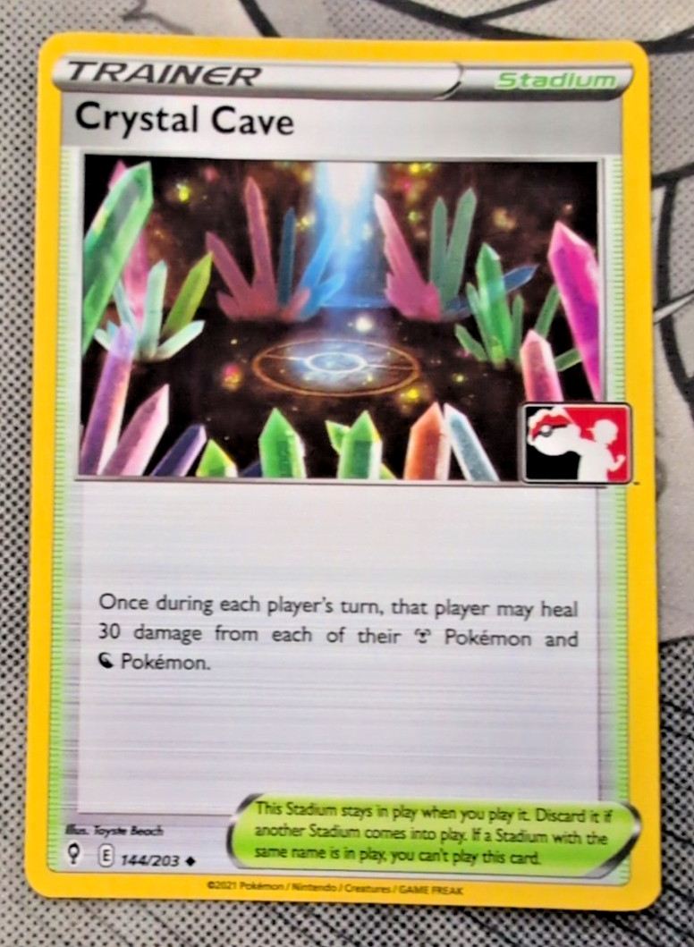 Crystal Cave 144/203 Pokemon Play! Prize Pack Series 1/2