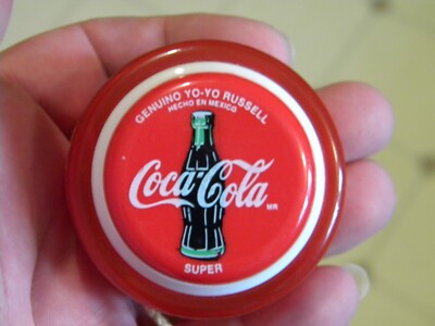 VINTAGE RUSSELL SUPER COCA-COLA YOYO MEXICO GENUINE